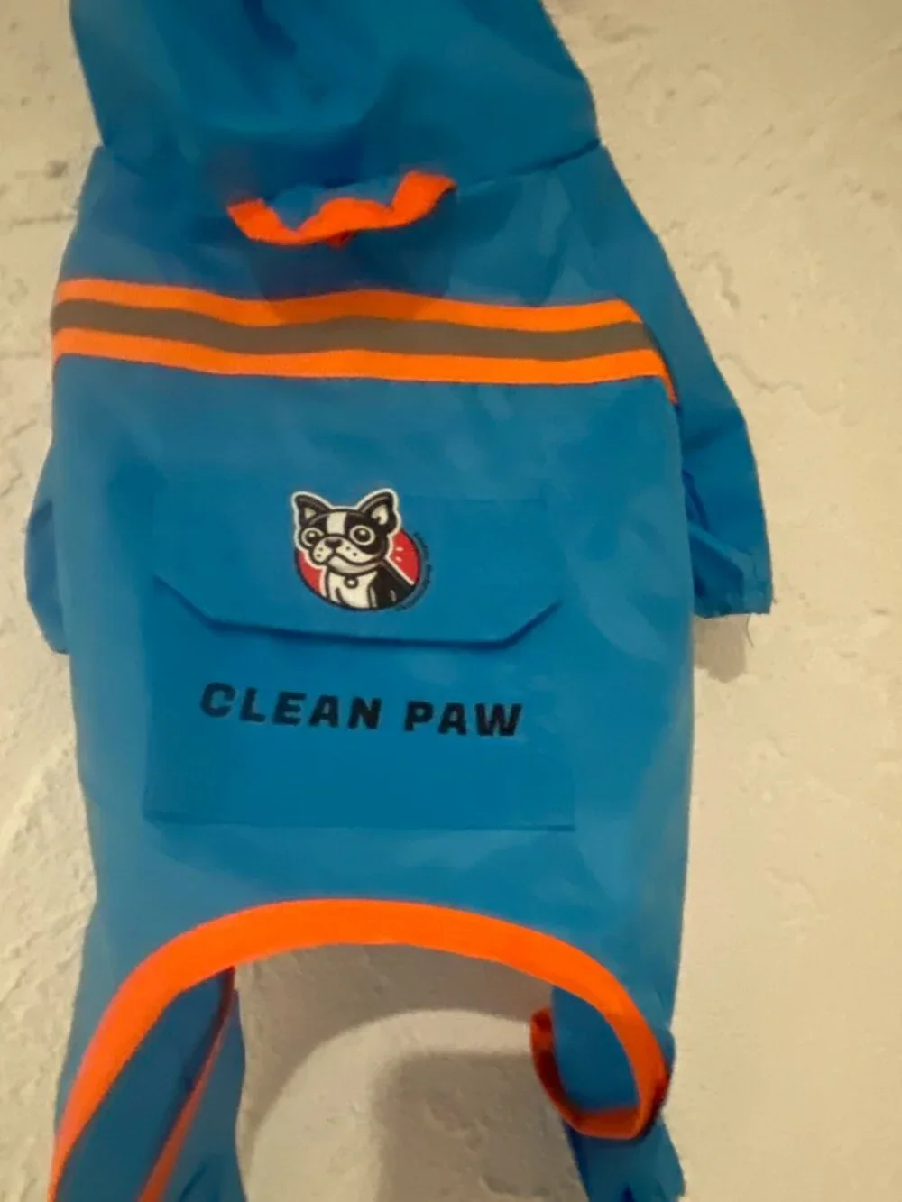 Small Dog Raincoat Onesie Reflective Hooded Jacket - Small